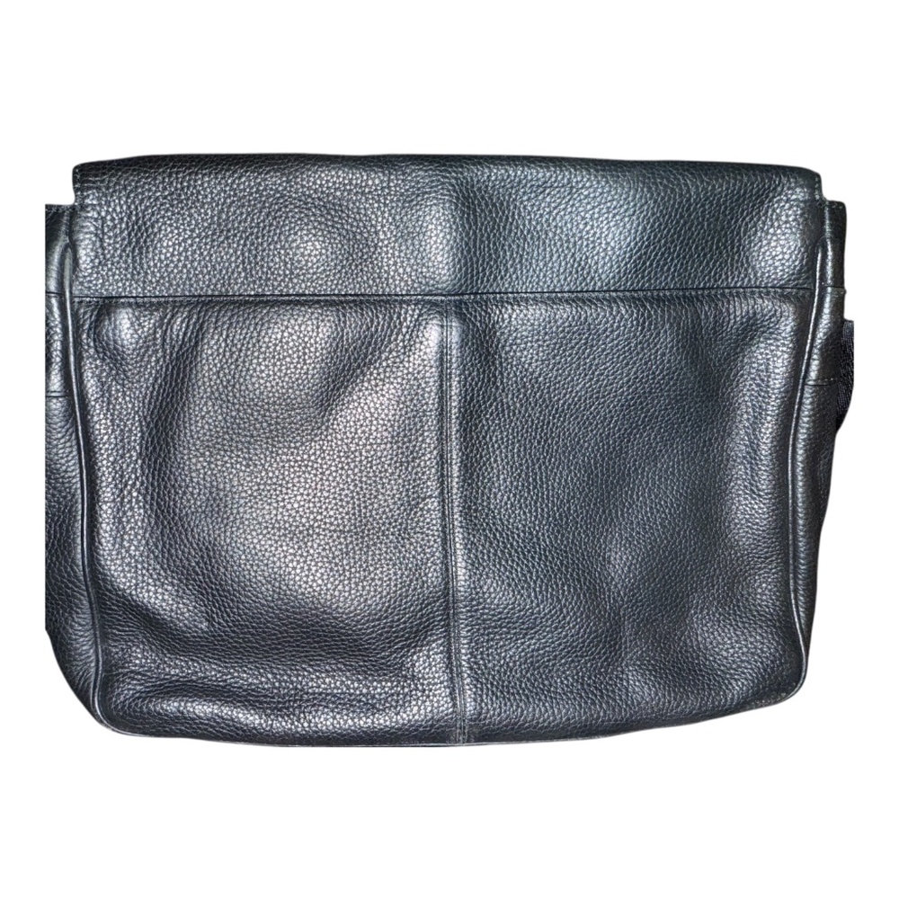 Coach Black Pebbled Leather Satchel Briefcase Bag - Picture 13 of 13